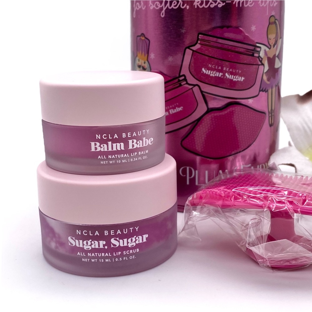 NEW NCLA Sugar Plum Fairy Lip Scrub & Balm Set - Picture 5 of 9